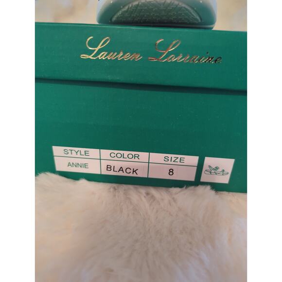 Lauren Lorraine Annie Studded Black Sandel Size 8 NIB - Picture 5 of 5